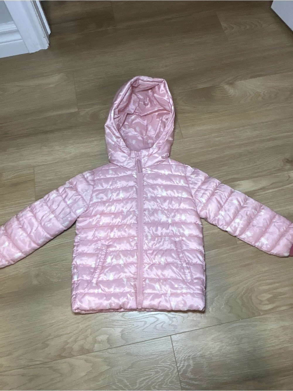 Kids' Lightweight Hooded Puffer Jacket - Pink